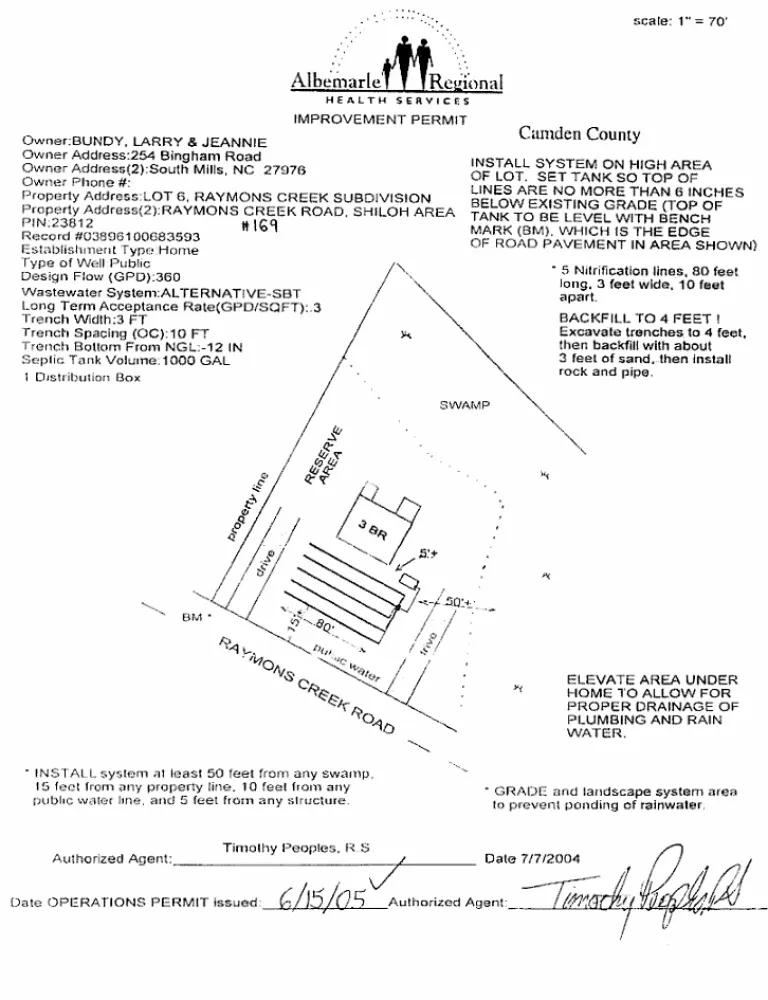 169 Raymons Creek Road Shiloh, NC 27974