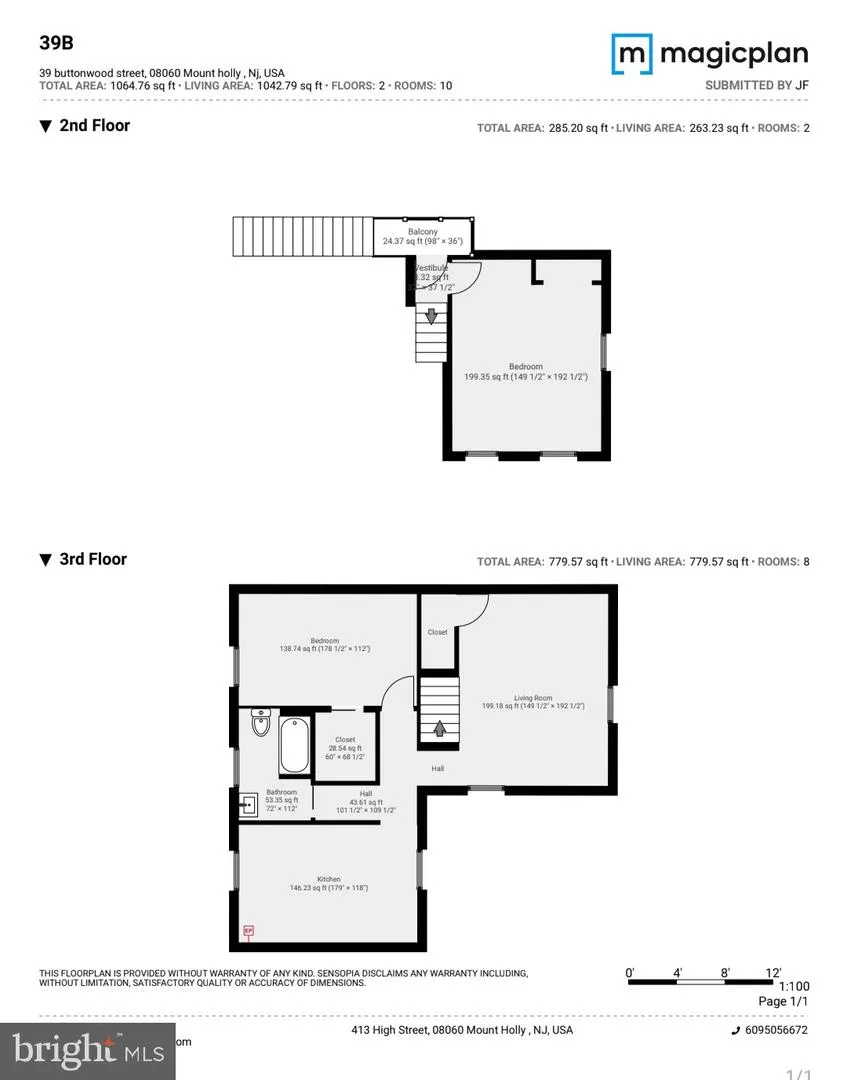 39 BUTTONWOOD STREET #B Mount Holly, NJ 08060