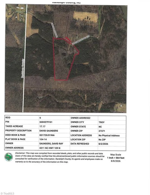 0 Graham Davis Road Denton, NC 27279
