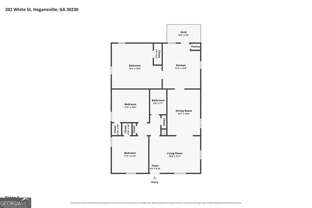 202 White ST Hogansville, GA 30230
