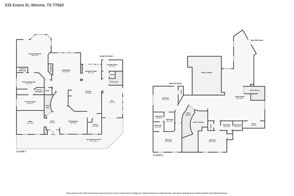 535 Evans Street Winnie, TX 77665