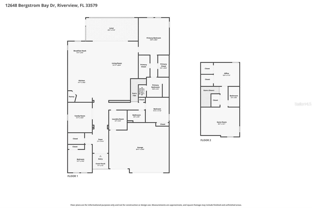 12648 BERGSTROM BAY DRIVE Riverview, FL 33579