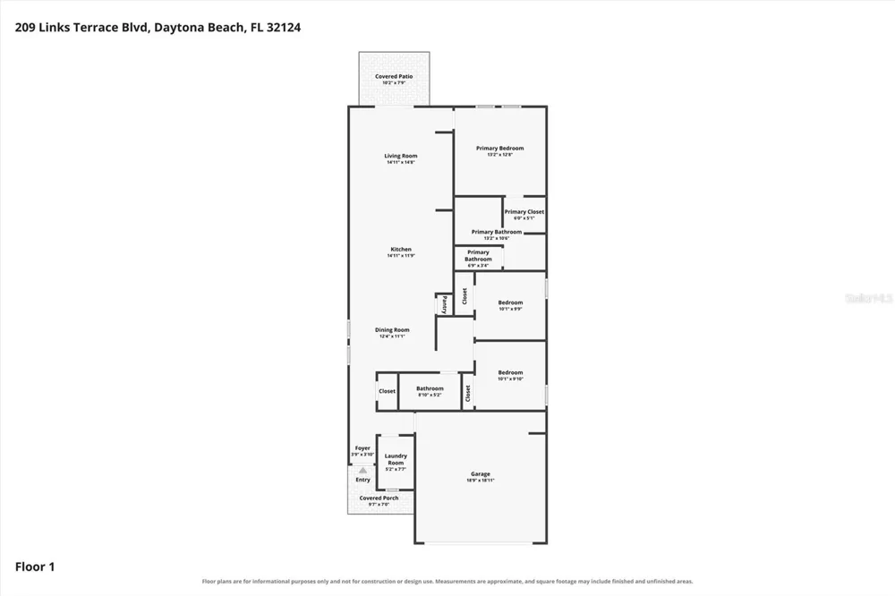 209 LINKS TERRACE BOULEVARD Daytona Beach, FL 32124