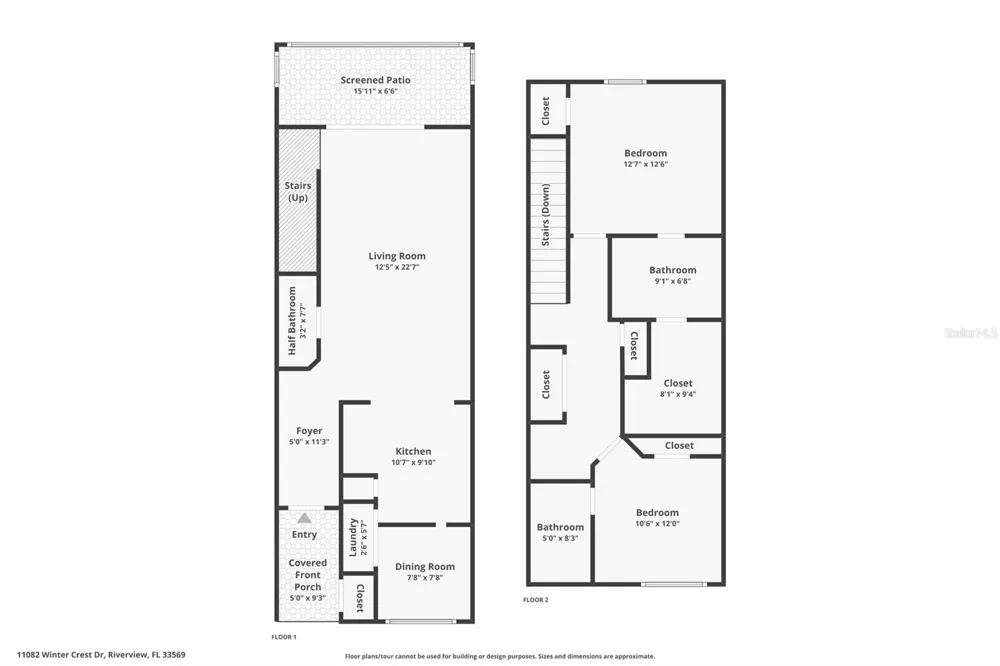 11082 WINTER CREST DRIVE Riverview, FL 33569