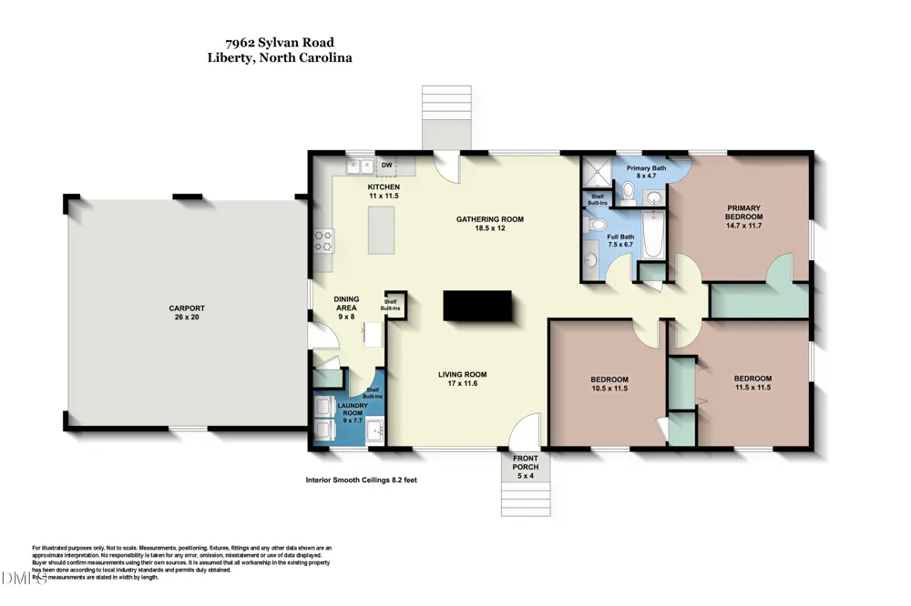 7962 Sylvan Road Liberty, NC 27298