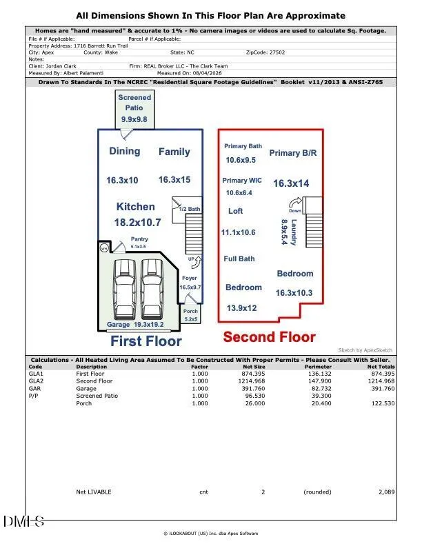 1716 Barrett Run Trail Apex, NC 27502