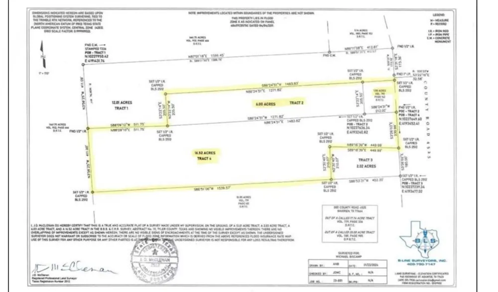 655 County Road 4525 Warren, TX 77664