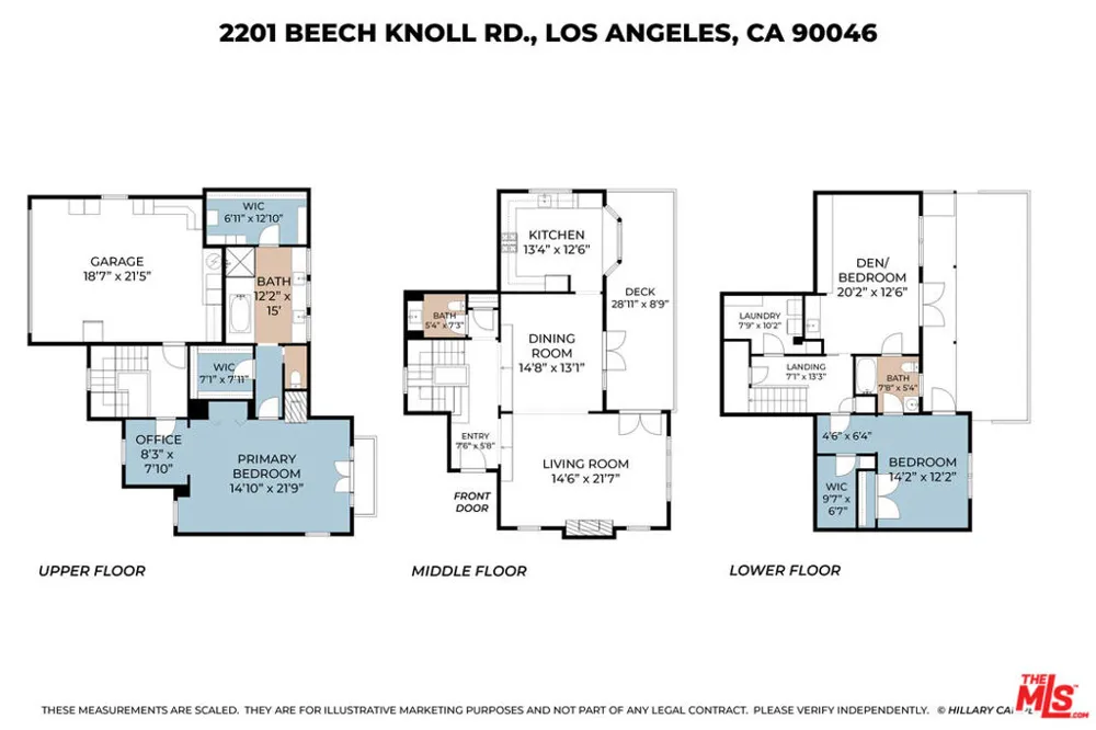 2201 Beech Knoll Road Los Angeles, CA 90046