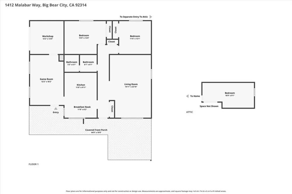 1412 Malabar Big Bear City, CA 92314