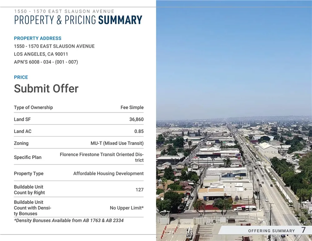 1550 East Slauson Avenue Avenue E Los Angeles, CA 90011