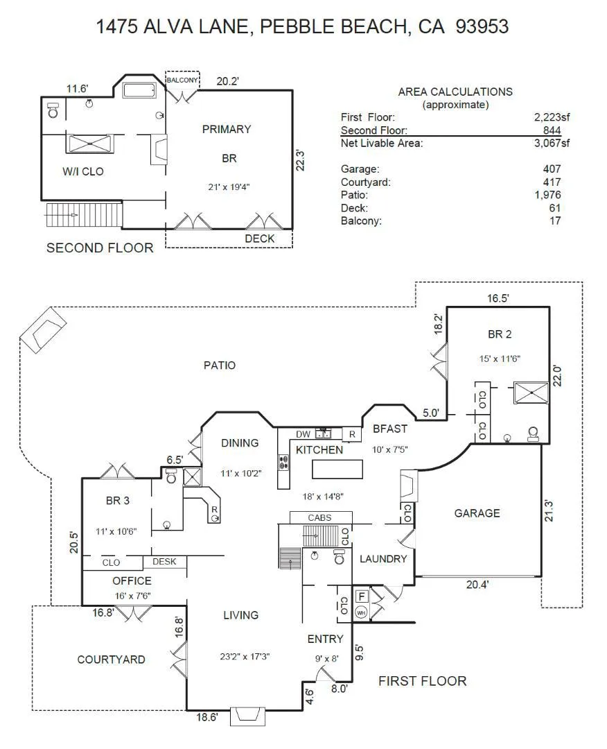 1475 Alva Lane Pebble Beach, CA 93953