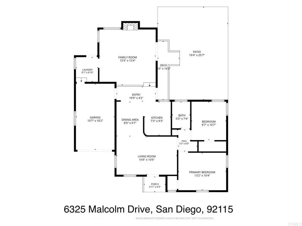 6325 Malcolm Drive San Diego, CA 92115