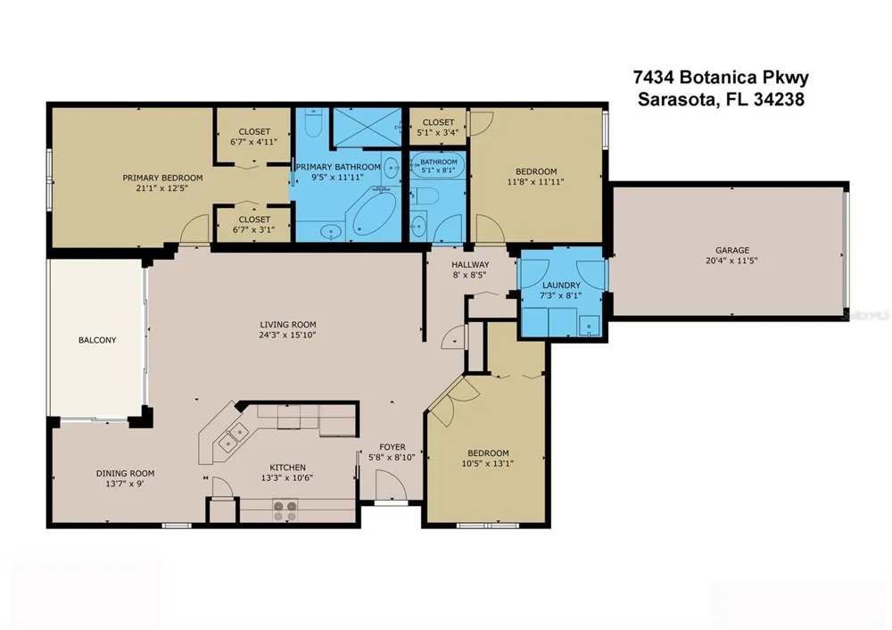 7434 BOTANICA PARKWAY #101 Sarasota, FL 34238