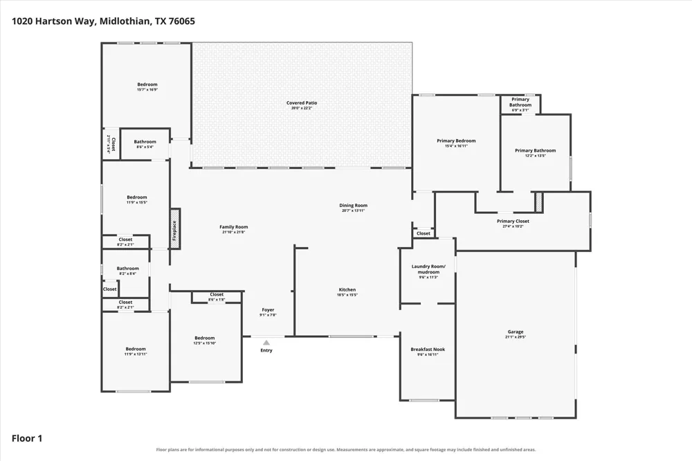 1020 Hartson Way Midlothian, TX 76065