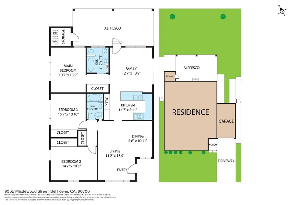 9955 Maplewood Bellflower, CA 90706