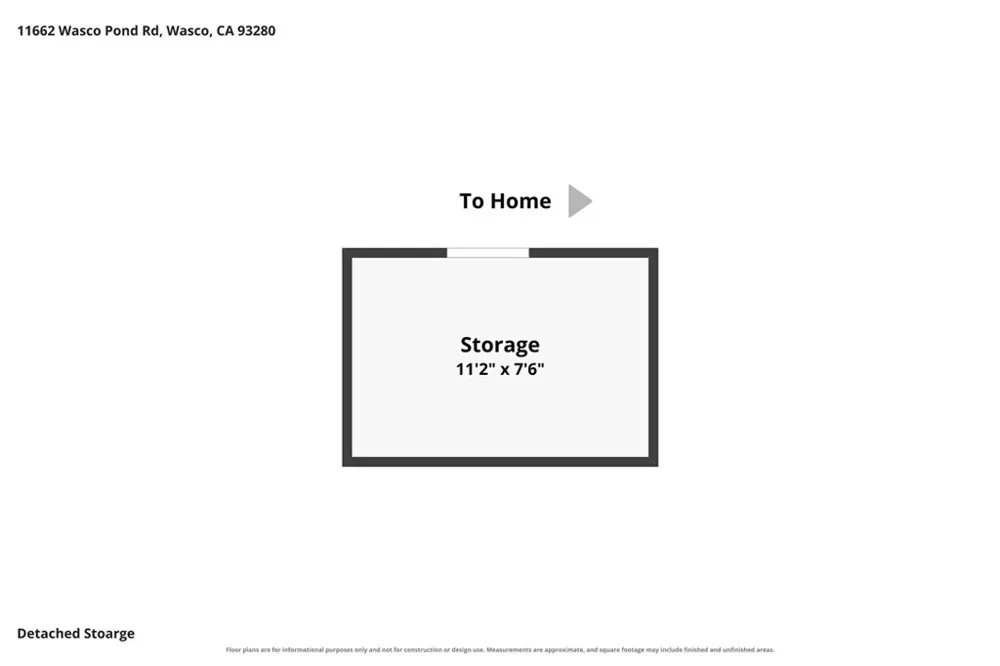 11662 Wasco Pond Road Wasco, CA 93280