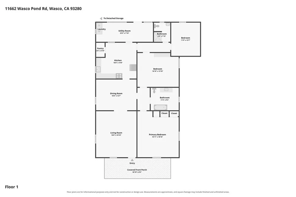 11662 Wasco Pond Road Wasco, CA 93280