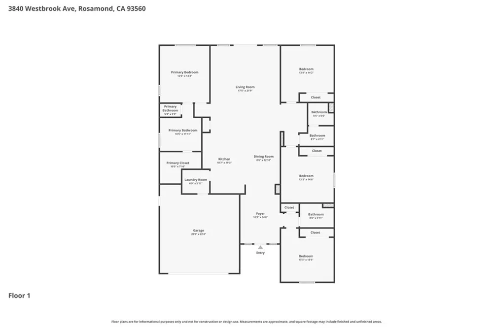 3840 Westbrook Rosamond, CA 93560