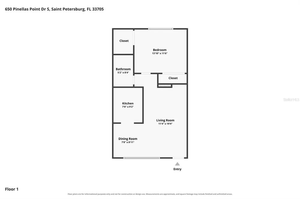 650 PINELLAS POINT DRIVE S #122 St Petersburg, FL 33705