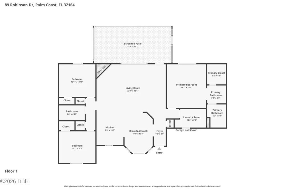 89 Robinson Drive S Palm Coast, FL 32164
