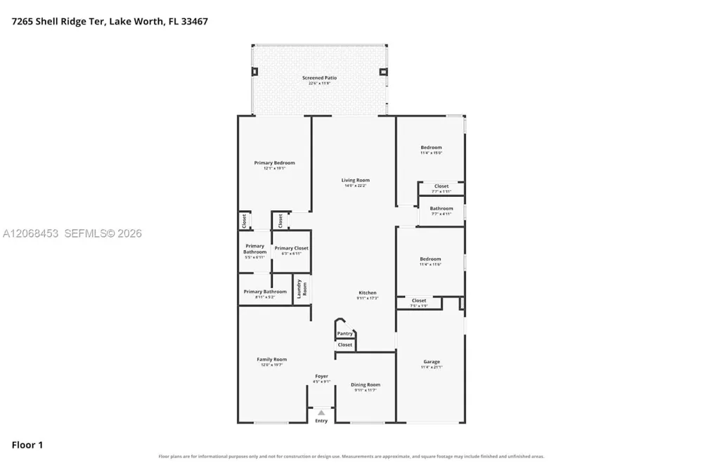 Address Not Shown Lake Worth, FL 33467