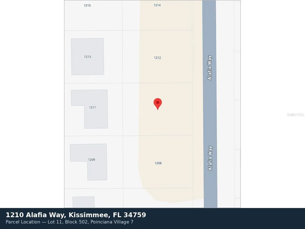 1210 ALAFIA WAY Poinciana, FL 34759
