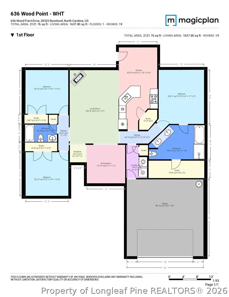 636 Wood Point Drive Bunnlevel, NC 28323