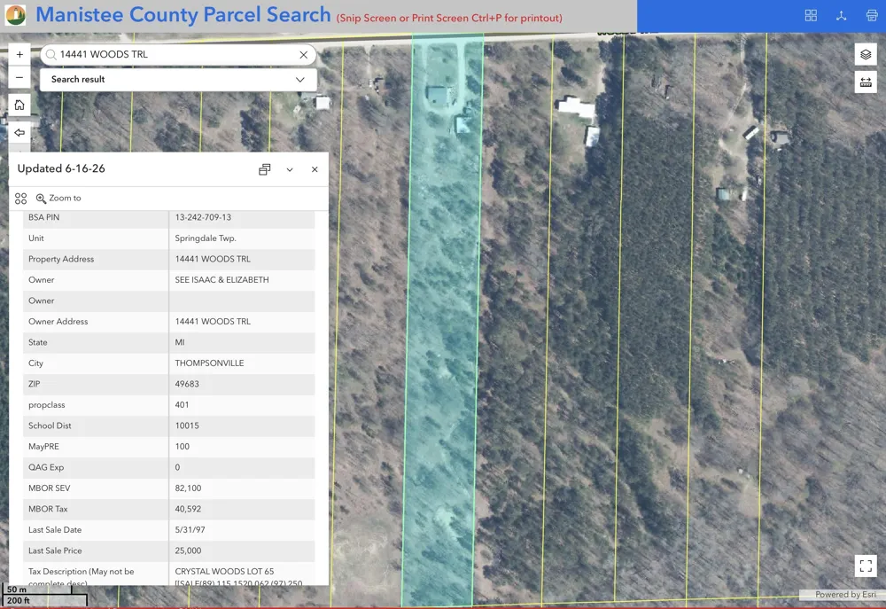 14441 Woods Trail Springdale Township, MI 49683