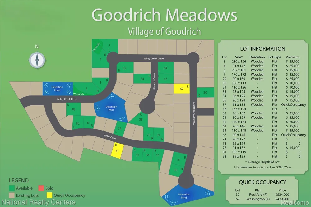 10465 Valley Drive Goodrich Village, MI 48438