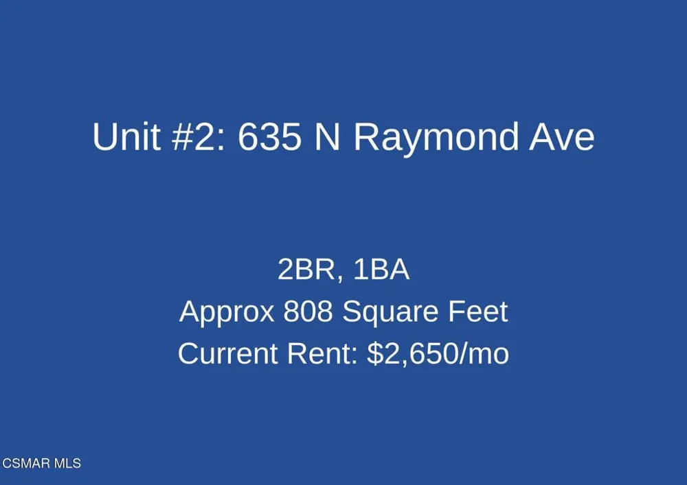 637 Raymond Avenue Pasadena, CA 91103