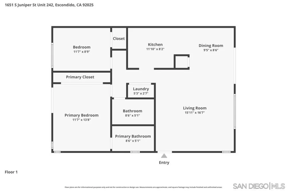 1651 S Juniper St #242 Escondido, CA 92025