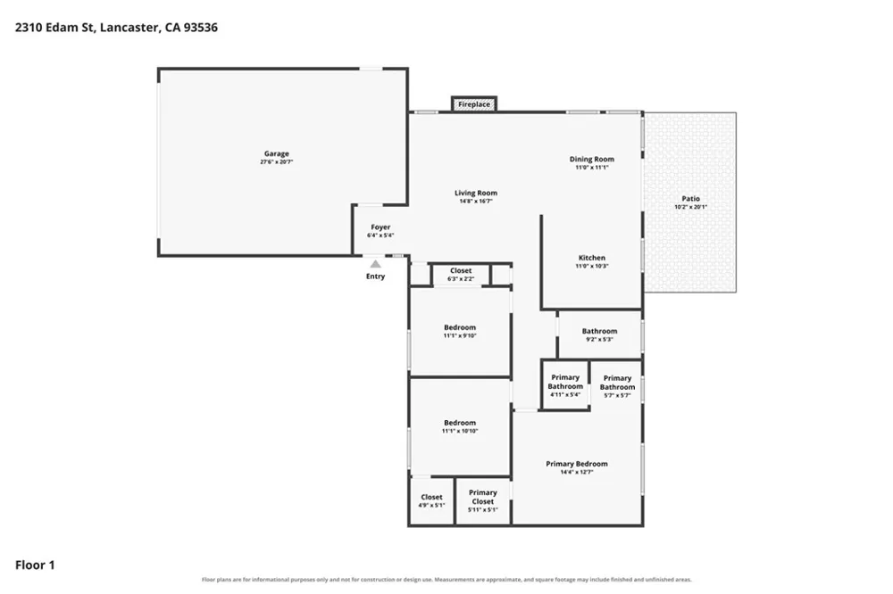 2310 Edam Lancaster, CA 93536