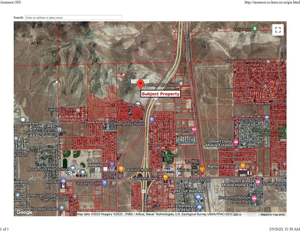 Frontage Road Rosamond, CA 93560