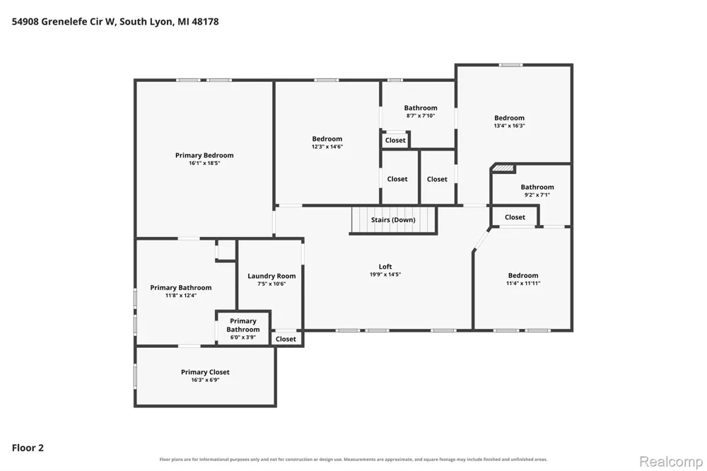 54908 Grenelefe Circle W Lyon Charter Township, MI 48178