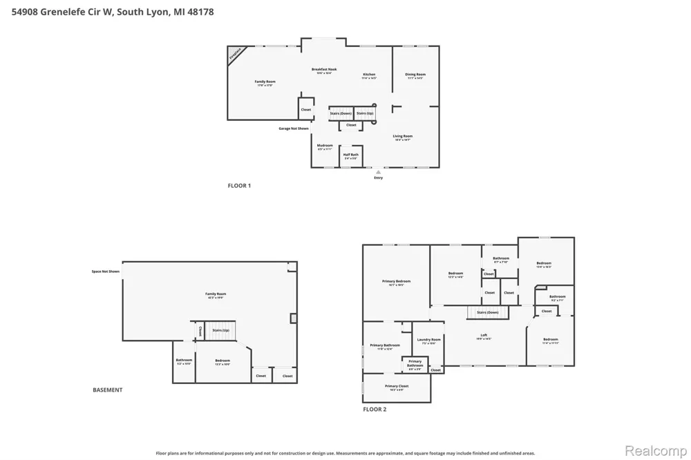 54908 Grenelefe Circle W Lyon Charter Township, MI 48178