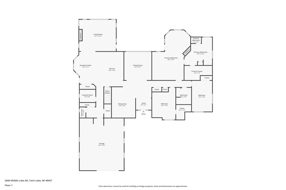 2696 Middle Lake Road Twin Lake, MI 49457