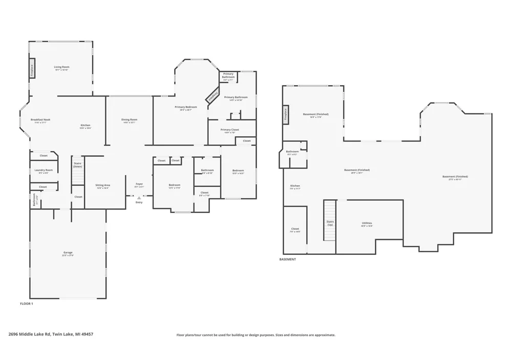 2696 Middle Lake Road Twin Lake, MI 49457