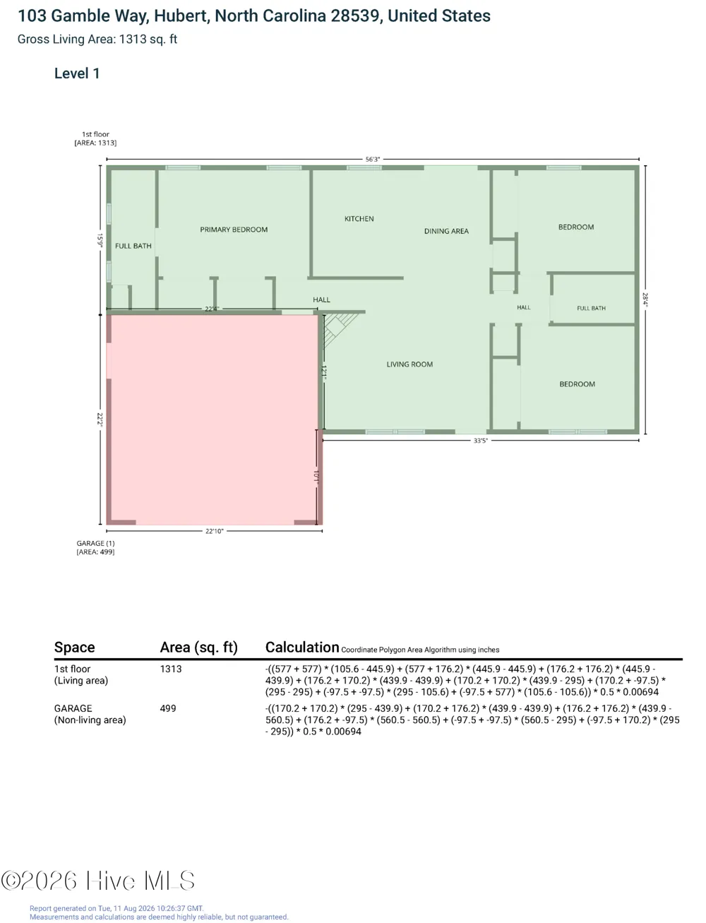 103 Gamble Way Hubert, NC 28539