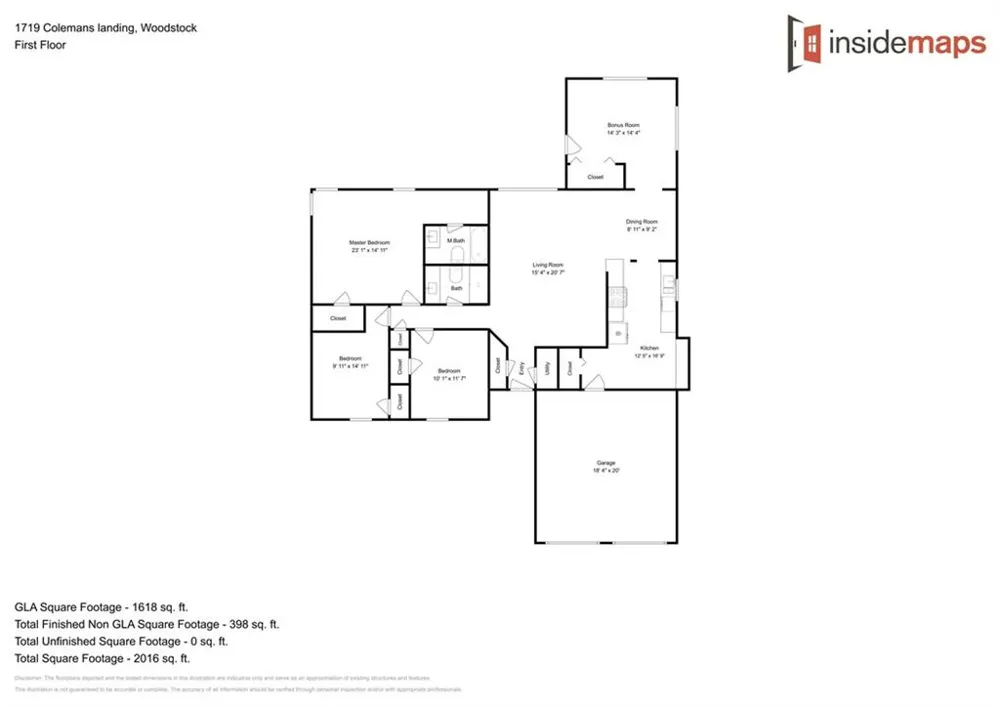 1719 Colemans Landing Woodstock, GA 30188