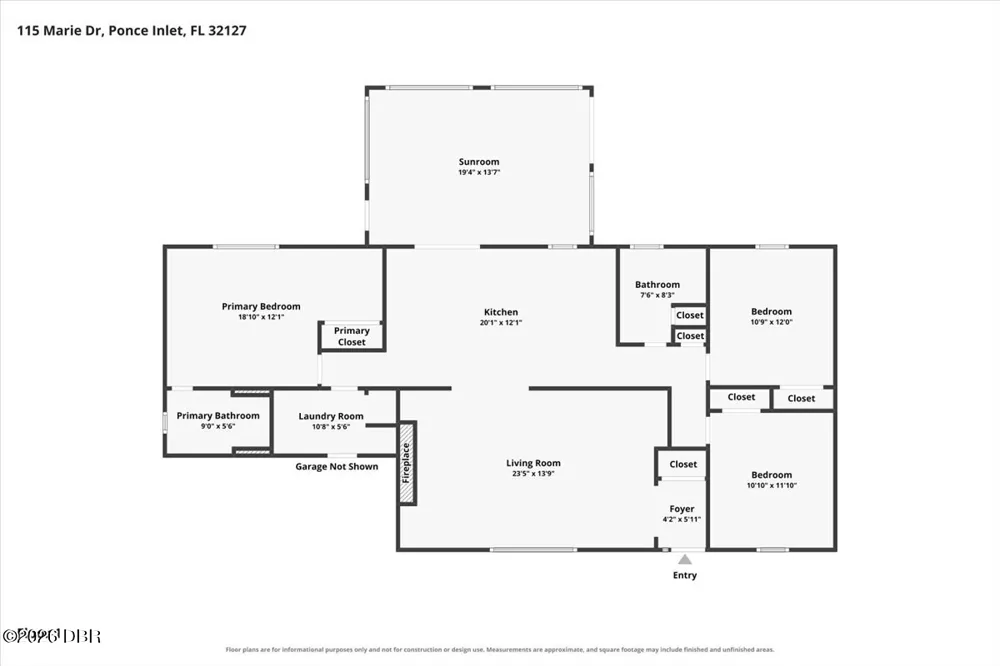 115 Marie Drive Ponce Inlet, FL 32127