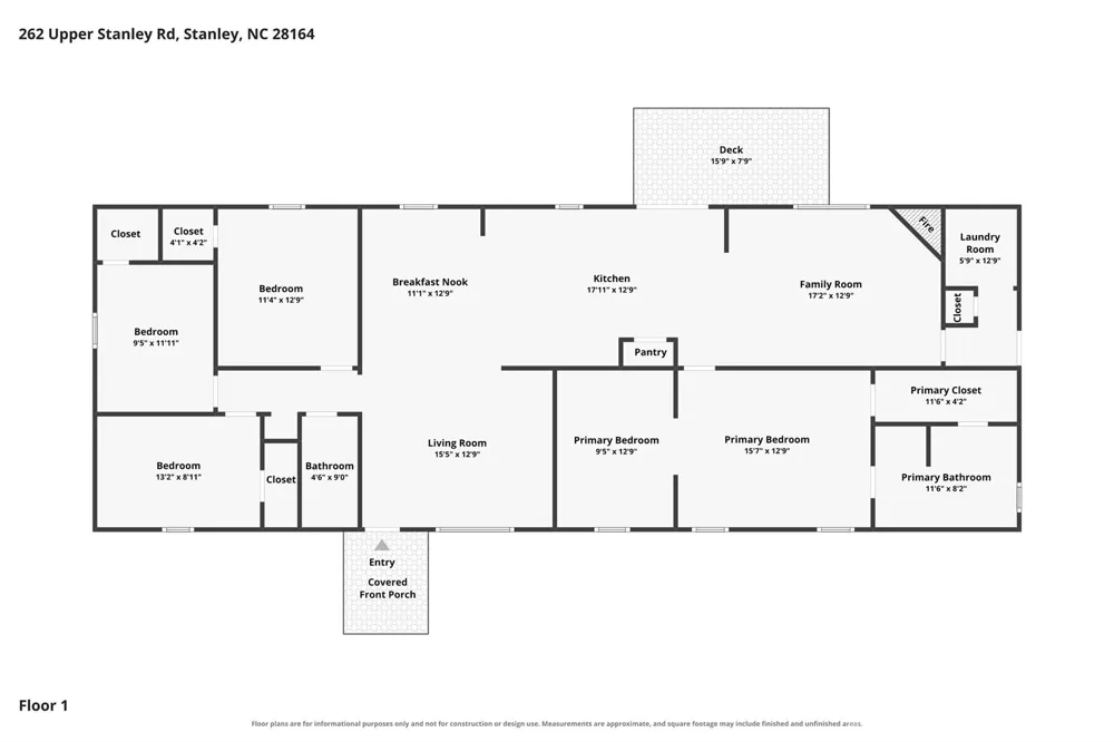 262 Upper Stanley Road Stanley, NC 28164