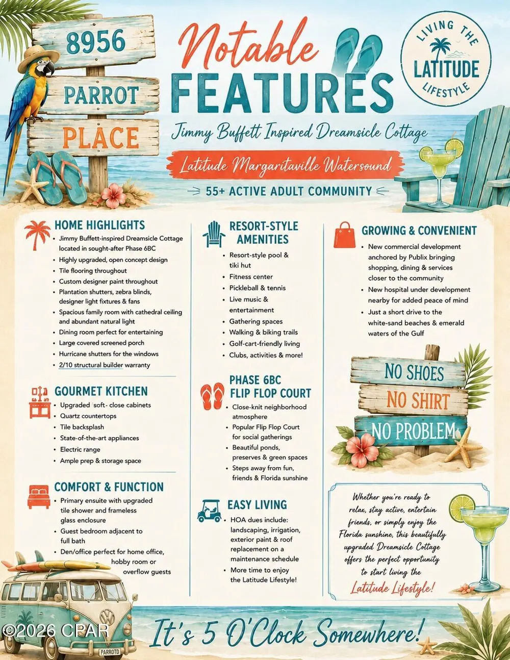 8956 Parrot Place Panama City Beach, FL 32413