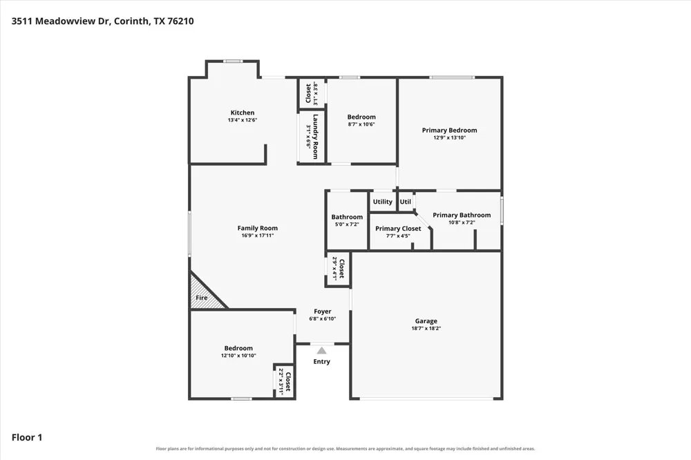 3511 Meadowview Drive Corinth, TX 76210