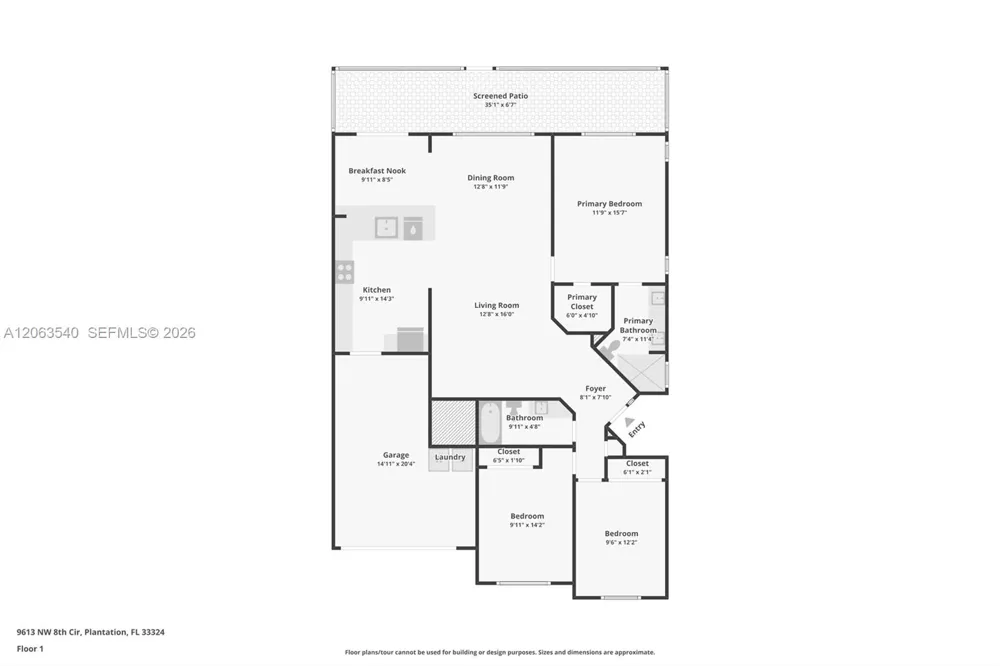 9613 NW 8th Cir Plantation, FL 33324