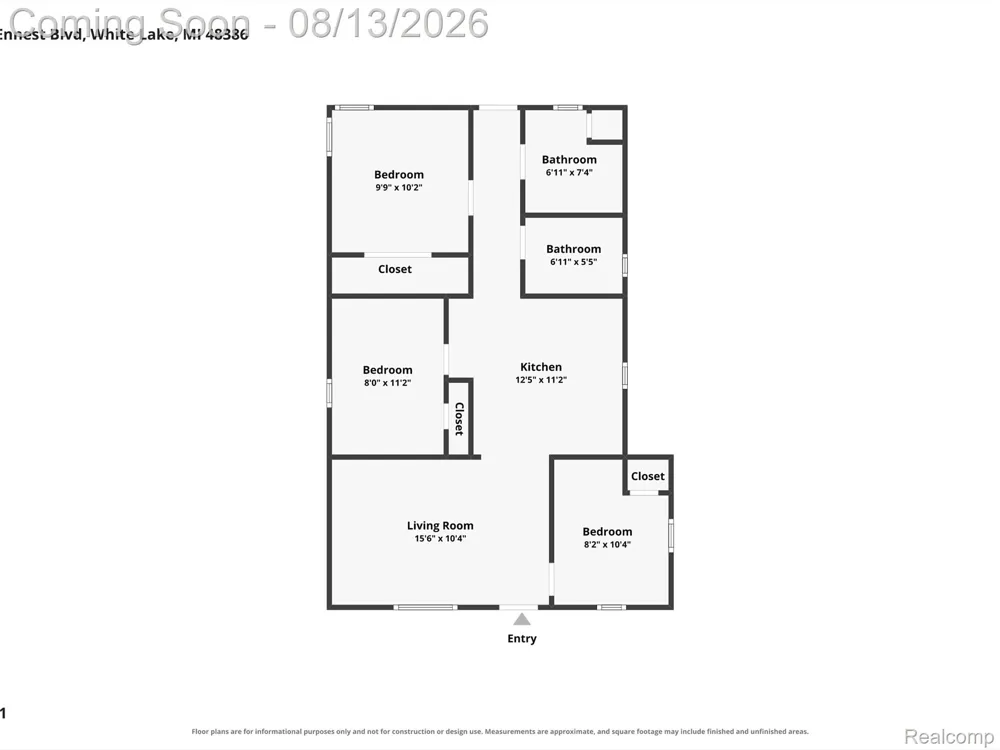 1039 Ennest Boulevard White Lake Charter Township, MI 48386