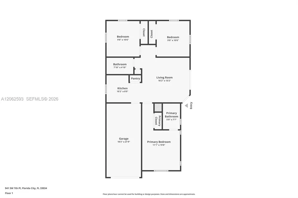 941 SW 7th Pl Florida City, FL 33034