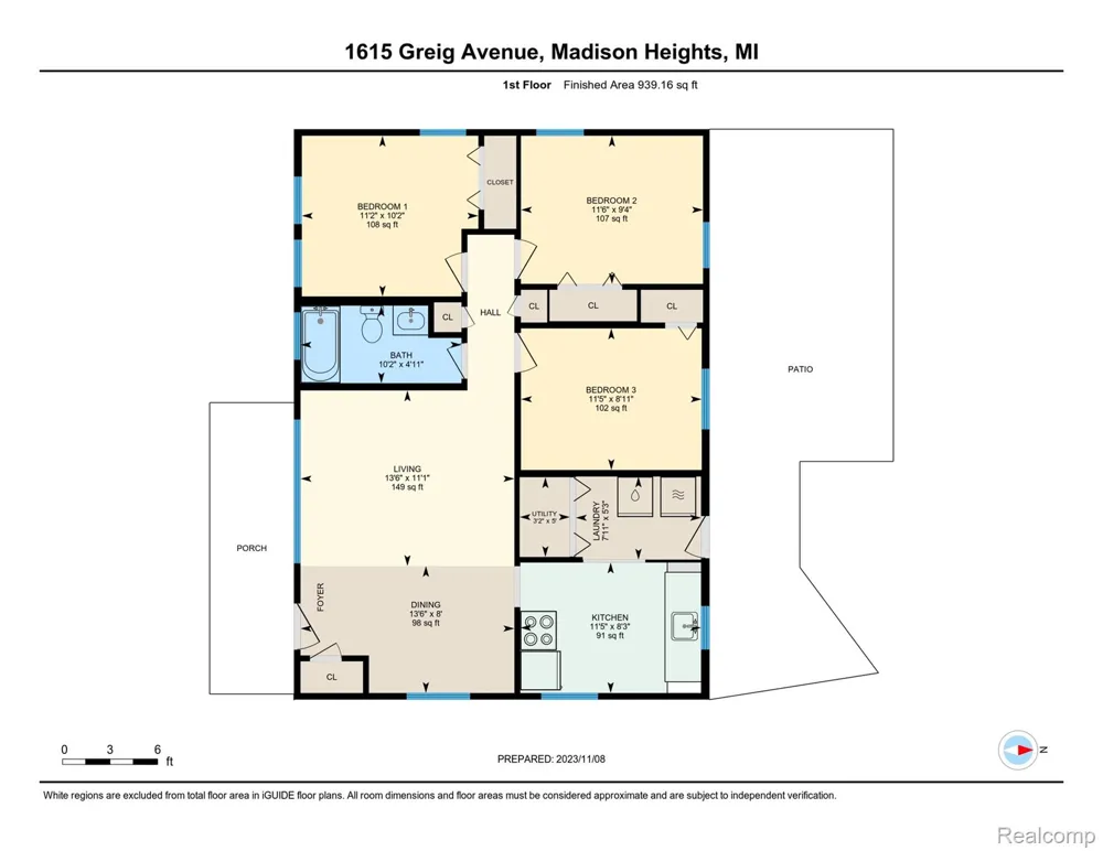 1615 E Greig Avenue Madison Heights City, MI 48071