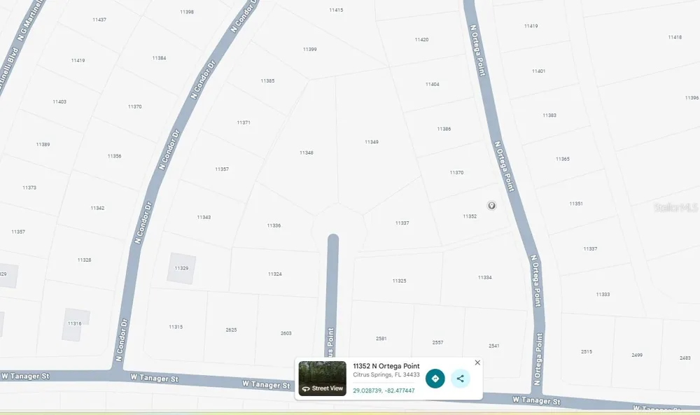 11352 ORTEGA POINT Citrus Springs, FL 34433