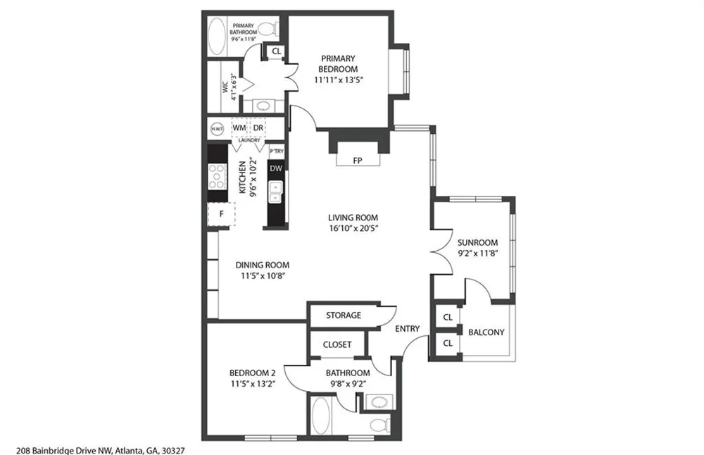 208 Bainbridge Drive Sandy Springs, GA 30327