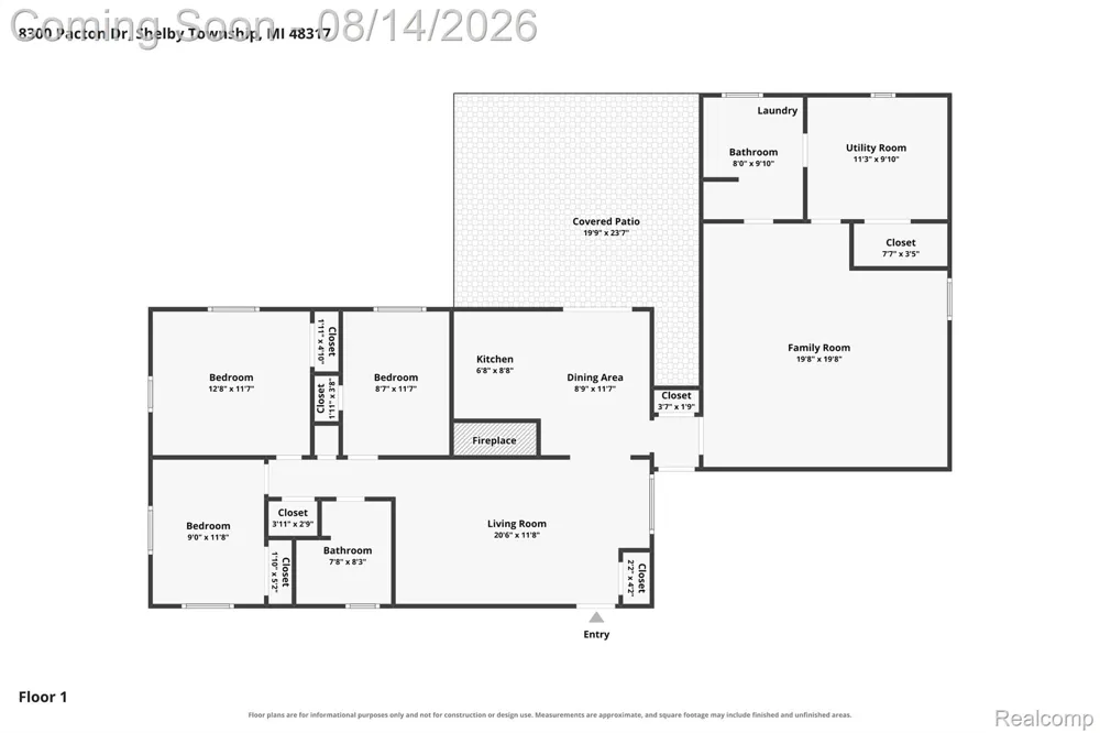 8300 Pacton Drive Shelby Charter Township, MI 48317